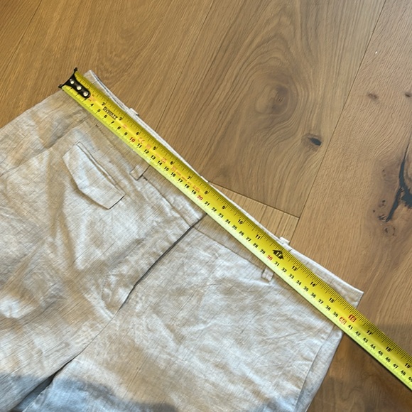 Zara light grey linen pants - Picture 6 of 8